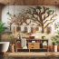 Toalleros con diseño de árbol: Naturaleza en tu baño