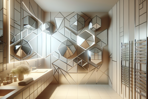 Toalleros con diseño geométrico: Modernidad en tu baño